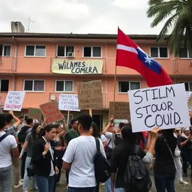 greve dos estudantes na Unicamp de Limeira