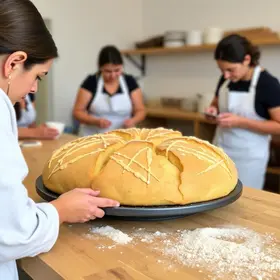 oficina gratuita de padaria artesanal
