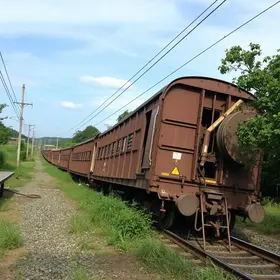 descarrilamento de trem de carga