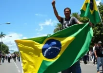 carreata em apoio a Flávio Bolsonaro