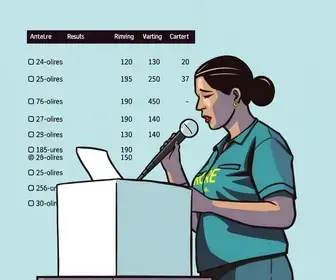 votação no Emeief. Prada